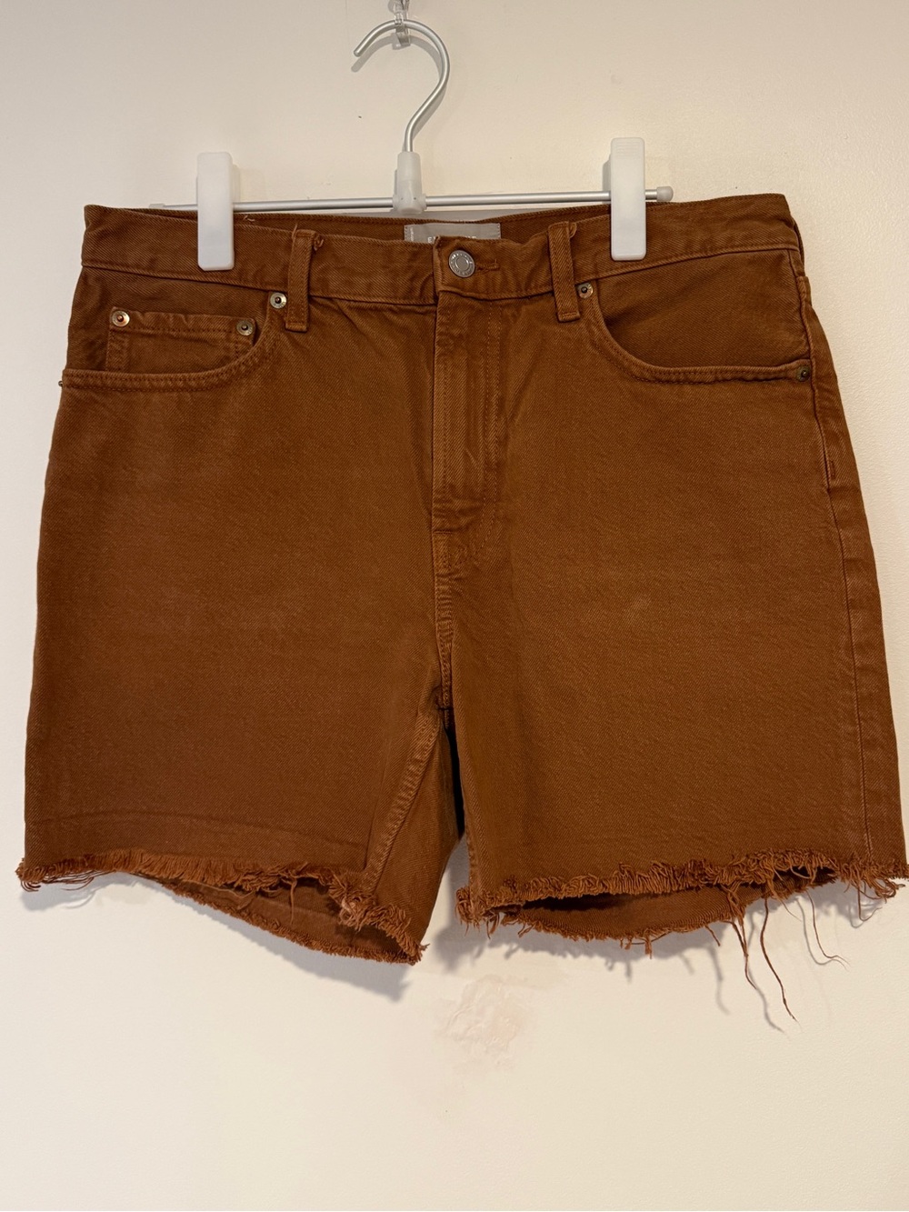 Everlane Women’s - The Denim Short - Size 29 - Camel Brown